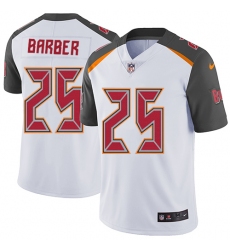 Youth Nike Tampa Bay Buccaneers #25 Peyton Barber White Vapor Untouchable Elite Player NFL Jersey