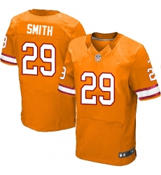 Men's Nike Tampa Bay Buccaneers #29 Ryan Smith Elite Orange Glaze Alternate NFL Jersey