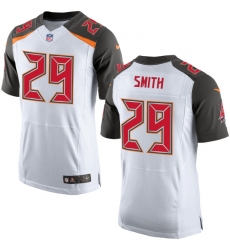 Men's Nike Tampa Bay Buccaneers #29 Ryan Smith Elite White NFL Jersey