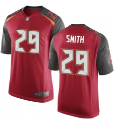 Men's Nike Tampa Bay Buccaneers #29 Ryan Smith Game Red Team Color NFL Jersey
