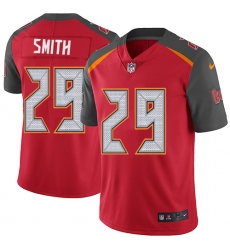 Men's Nike Tampa Bay Buccaneers #29 Ryan Smith Red Team Color Vapor Untouchable Limited Player NFL Jersey