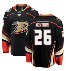 Youth Anaheim Ducks #26 Brandon Montour Fanatics Branded Black Home Breakaway NHL Jersey