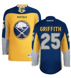 Youth Reebok Buffalo Sabres #25 Seth Griffith Authentic Gold Third NHL Jersey