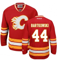 Women's Reebok Calgary Flames #44 Matt Bartkowski Premier Red Third NHL Jersey