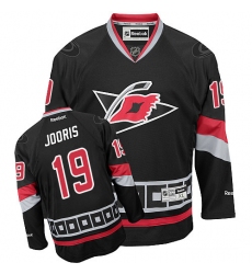 Youth Reebok Carolina Hurricanes #19 Josh Jooris Premier Black Third NHL Jersey