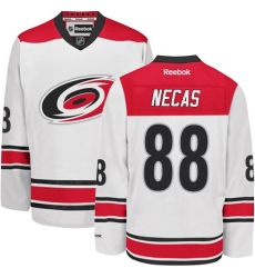 Women's Reebok Carolina Hurricanes #88 Martin Necas Authentic White Away NHL Jersey