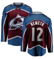 Youth Colorado Avalanche #12 Patrik Nemeth Fanatics Branded Maroon Home Breakaway NHL Jersey