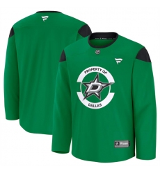 Men's Dallas Stars Green 2024-25 Team Practice Stitched Hockey Jersey