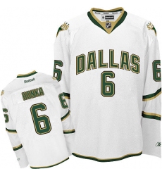 Men's Reebok Dallas Stars #6 Julius Honka Premier White Third NHL Jersey