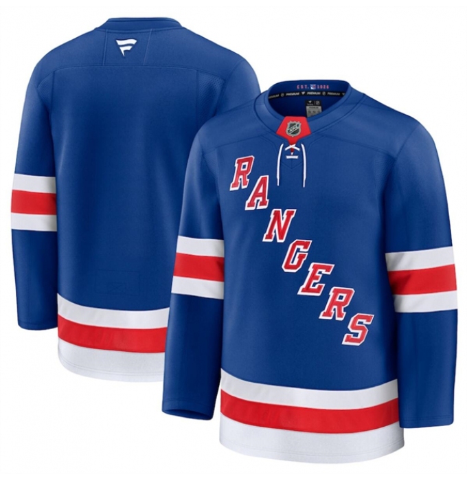 Men's New York Rangers Blank Royal 2024-25 Home Stitched Hockey Jersey