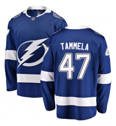 Men's Tampa Bay Lightning #47 Jonne Tammela Fanatics Branded Royal Blue Home Breakaway NHL Jersey