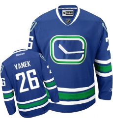 Youth Reebok Vancouver Canucks #26 Thomas Vanek Authentic Royal Blue Third NHL Jersey