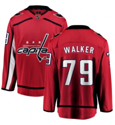 Men's Washington Capitals #79 Nathan Walker Fanatics Branded Red Home Breakaway NHL Jersey