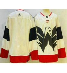 Men's Washington Capitals Blank White 2023 Stadium Series Stitched Jersey