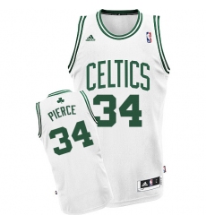 Youth Adidas Boston Celtics #34 Paul Pierce Swingman White Home NBA Jersey