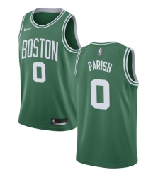 Women's Nike Boston Celtics #0 Robert Parish Swingman Green(White No.) Road NBA Jersey - Icon Edition