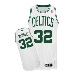 Women's Adidas Boston Celtics #32 Kevin Mchale Authentic White Home NBA Jersey