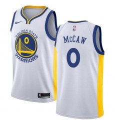 Women's Nike Golden State Warriors #0 Patrick McCaw Authentic White Home NBA Jersey - Association Edition