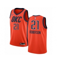 Youth Nike Oklahoma City Thunder #21 Andre Roberson Orange Swingman Jersey - Earned Edition