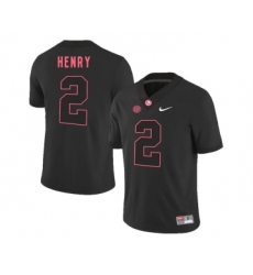 Alabama Crimson Tide 2 Derrick Henry Black College Football Jersey