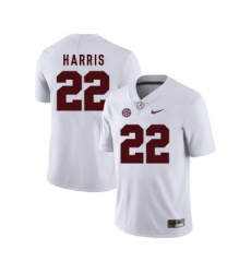 Alabama Crimson Tide 22 Najee Harris White College Football Jersey