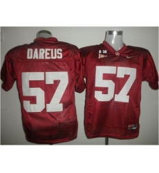 Alabama Crimson Tide #57 Marcell Dareus Red 2016 College Football Playoff National Championship Patch Stitched NCAA Jersey