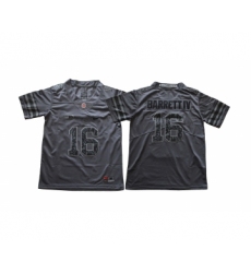 Ohio State Buckeyes 16 J.T. Barrett IV Dark Gray Youth College Football Jersey