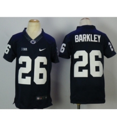 Penn State Nittany Lions 26 Saquon Barkley Navy Youth College Football Jersey