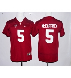 Stanford Cardinal 5 Christian McCaffrey Red Youth College Jersey