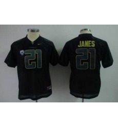 Youth Kids NCAA Oregon Ducks 21 LaMichael James black Jersey