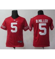 Youth NEW Ohio State Buckeyes Braxton Miller 5 Red College Football Jerseys