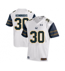 California Golden Bears 30 Mychal Kendricks White College Football Jersey