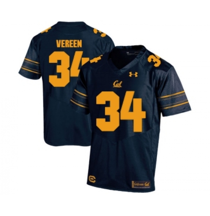 California Golden Bears 34 Shane Vereen Navy College Football Jersey