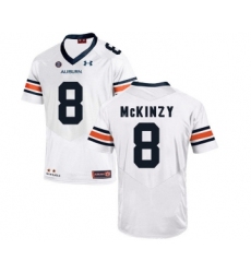 Auburn Tigers 8 Cassanova McKinzy White College Football Jersey