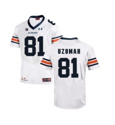 Auburn Tigers 81 C.J. UzoAuburn Tigers 81 C.J. Uzomah White College Football Jersey