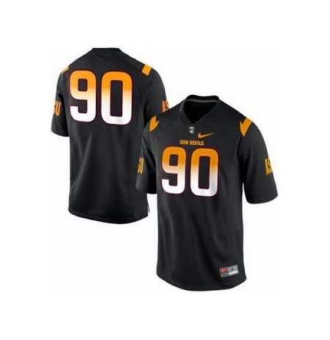 Arizona State Sun Devils 90# Will Sutton Black College Football Nike NCAA Jerseys