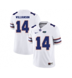 Florida Gators 14 Chris Williamson White College Football Jersey