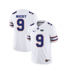 Florida Gators 9 Dre Massey White College Football Jersey