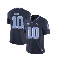 North Carolina Tar Heels 10 Jonathan Smith Black College Football Jersey