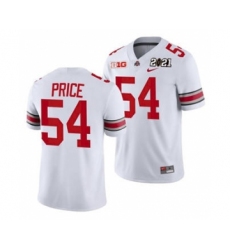 Men's Ohio State Buckeyes Billy Price Sugar Bowl Jersey White Playoff Away