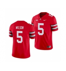 Men's Ohio State Buckeyes Garrett Wilson 5 Scarlet Game Football Jersey