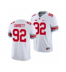 Men's Ohio State Buckeyes Haskell Garrett 92 White Game Football Jersey