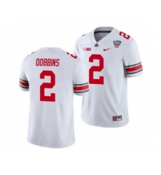 Men's Ohio State Buckeyes J.K. Dobbins 2021 Sugar Bowl White Football Jersey