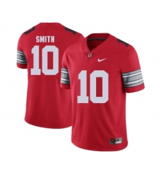 Ohio State Buckeyes 10 Troy Smith Red 2018 Spring Game College Football Limited Jersey