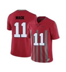 Ohio State Buckeyes 11 Austin Mack Red College Football EliteJersey