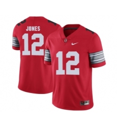 Ohio State Buckeyes 12 Cardale Jones Red 2018 Spring Game College Football Limited Jersey