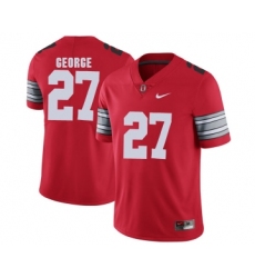 Ohio State Buckeyes 27 Eddie George Red 2018 Spring Game College Football Limited Jersey