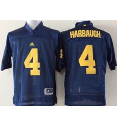 Ohio State Buckeyes #4 Kirk Herbstreit Navy Blue Stitched NCAA Jersey