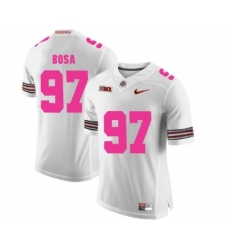 Ohio State Buckeyes 97 Joey Bosa White 2018 Breast Cancer Awareness College Football Jersey