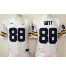 Michigan Wolverines 88 Jake Butt White College Football Jersey